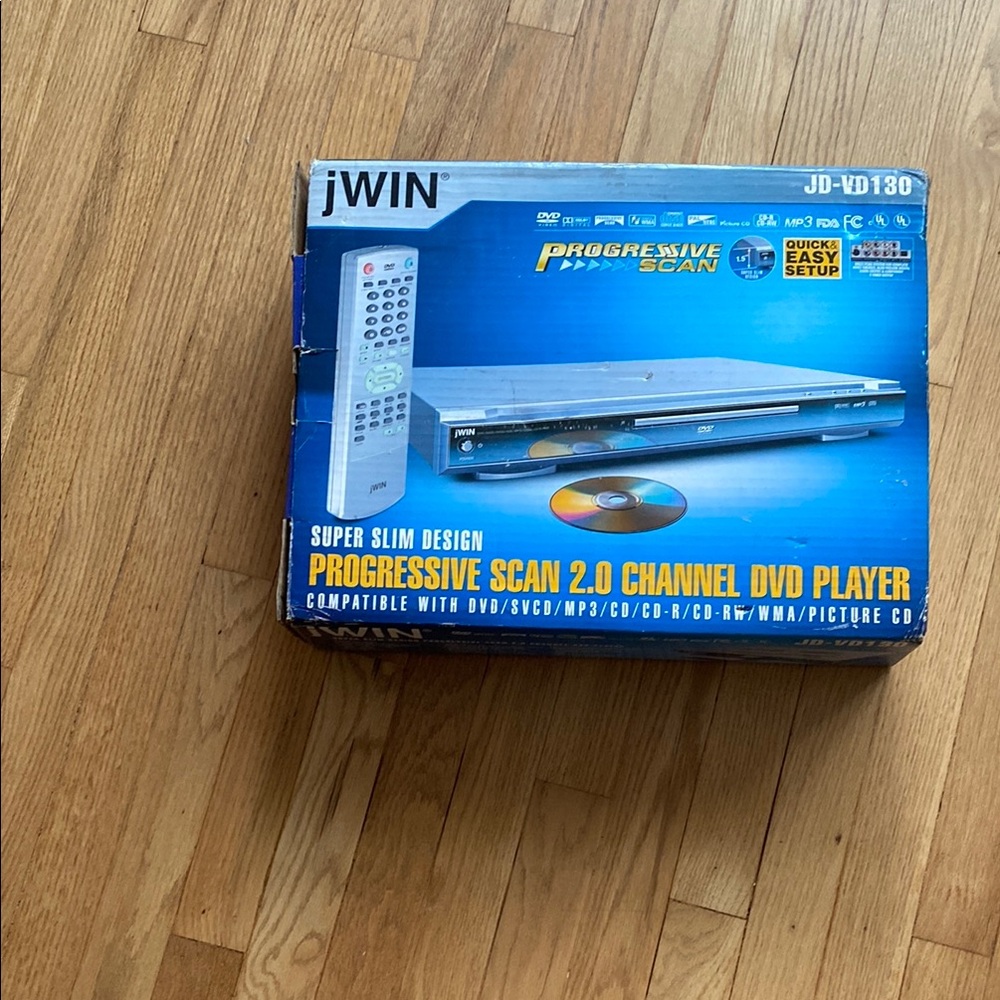 jWIN Progressive Scan DVD Player NEW IN BOX!